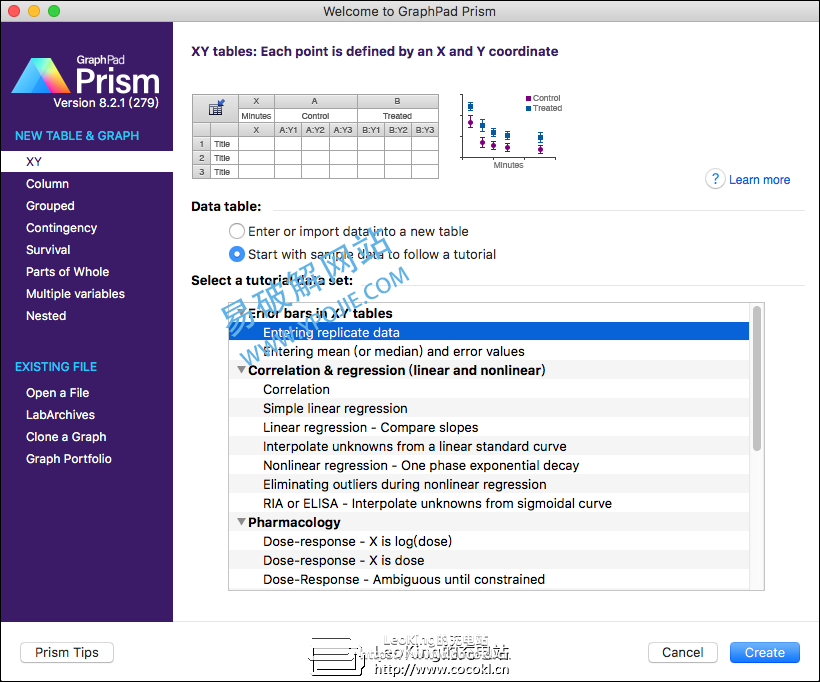 科研绘图 GraphPad Prism for Mac v8.3.1 直装特别版