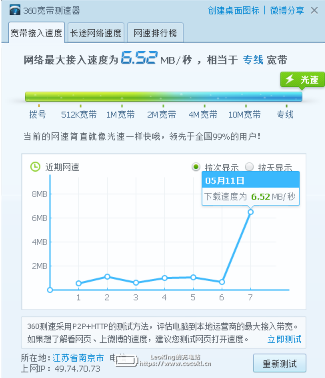 360网络测速器免费版下载