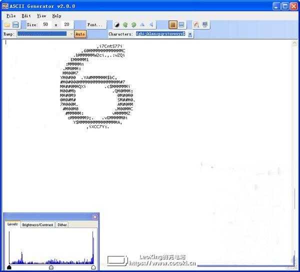 ASCII Generator（图片转字符画工具） 2.0绿色免费版