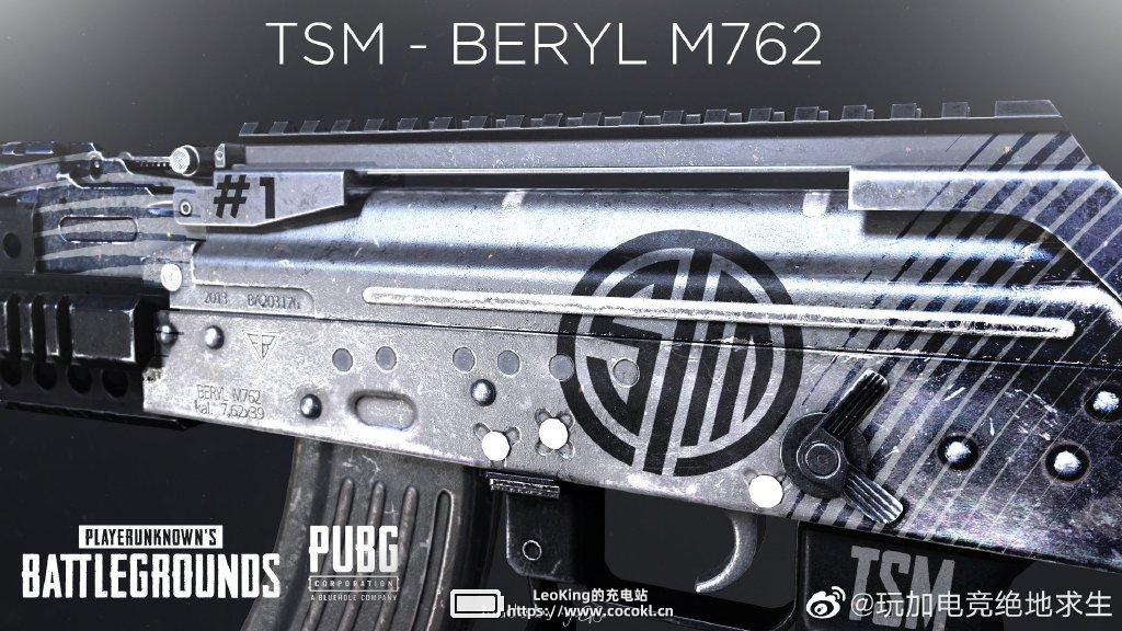粉丝自制TSM夺冠纪念M762皮肤：镀银+喷墨