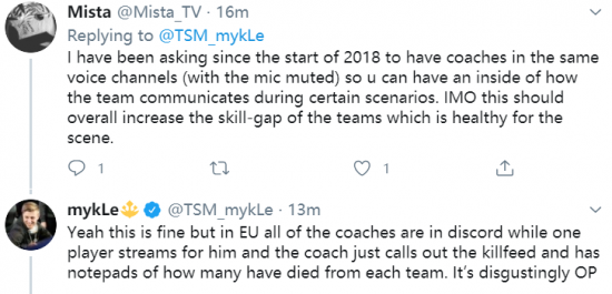 mykLe选手：希望欧洲赛区的教练不要再影响比赛的公正性