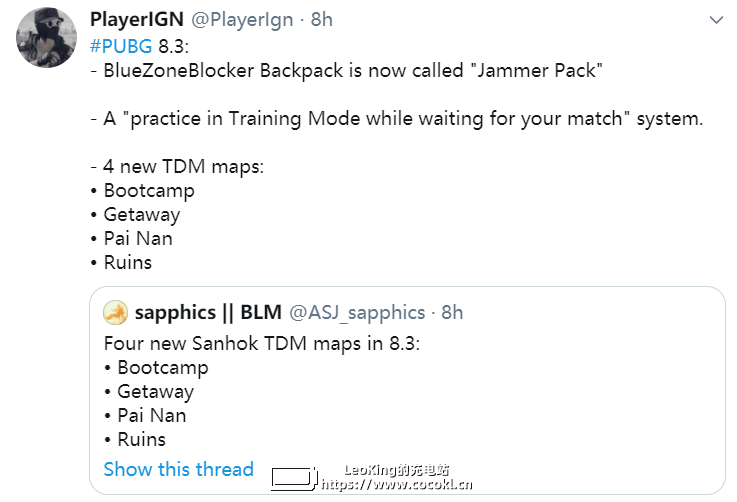 8.3版本更新，防电网背包更名“Jammer Pack”亮相