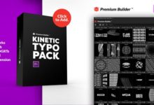 PR脚本-130个创意动态文字标题排版动画预设 Kinetic Typo Pack-老康的学习空间