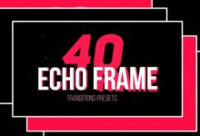 PR预设-40种图像创意拖尾转场动画 Echo Frame Transitions Presets-老康的学习空间