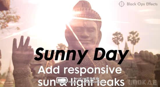 AE/PR插件-真实太阳光照耀斑特效 Sunny Day v1.0 Win插图