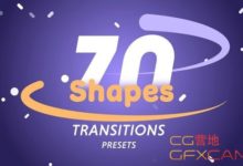 PR预设-70组图形MG动画转场 70 Shapes Transitions Presets-老康的学习空间