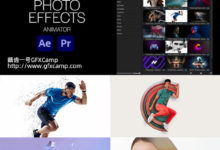 AE+PR脚本-图片边缘烟雾粒子飘散信号损坏能量像素拖尾特效预设V7-老康的学习空间